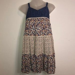 Zara Girl floral sundress with crochet accents, size 10 (140cm).
